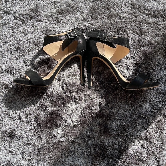 Vince Camuto Stiletto Black Shimmer Glitter Heel - perfect for valentines 💘 - Picture 2 of 7